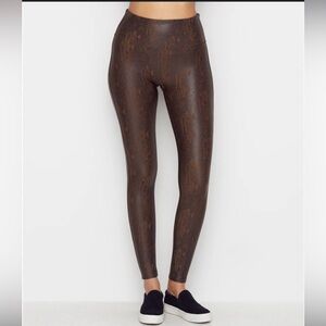 SPANX Dark Brown Patterned Leggings